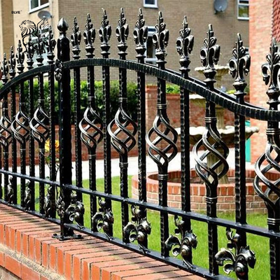 Garden Iron Metal Fence villa Tubular Railing America Pvc Coated Fence Panels Modern Outdoor