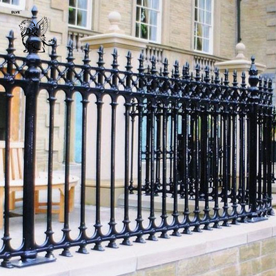 Wrought Iron Fence Panel Steel Metal Picket Ornamental Fence Factory price New Design Cheap