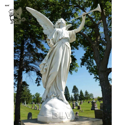 Marble Angel Statue Life Size Large Statue Sculpture Hand Carved Outdoor Garden Decoration