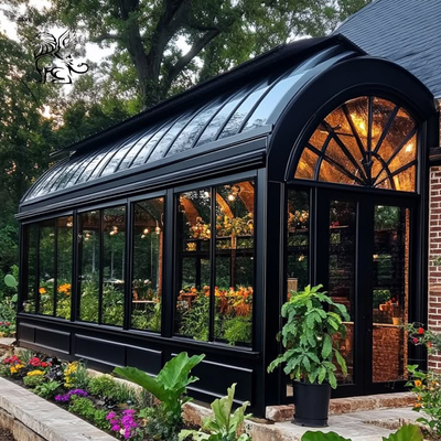 Movable Sunroom Wrought Iron Cast Iron Gazebo Metal Green House Safely Reinforced Large Outdoor Wedding