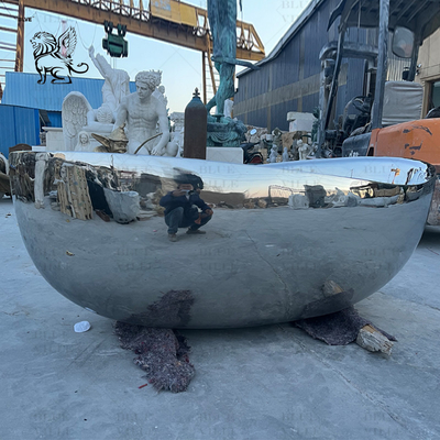 Stainless Steel Soaking Bathtub Mirror Polished Bathroom Furniture Metal Bath Tub Modern Home Decoration Design