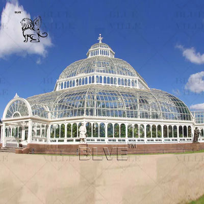 Iron Wedding Gazebo Galvanized Sun Room Event Metal Greenhouse Orangery Glass Houses Large Outdoor Custom