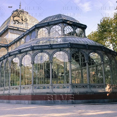 Glass Houses Sunroom Wedding Orangery Galvanized Event Metal Greenhouse Iron Gazebo Large Outdoor