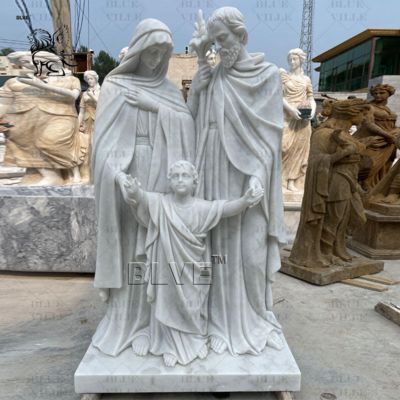 Marble Holy Family Statue Natural Stone Mary Statues Natural Stone Mary Statues Custom Size