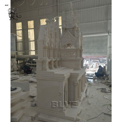 Marble Church Altar Natural Stone Christian Religious Catholic Praying Altar Church Project Luxury Large