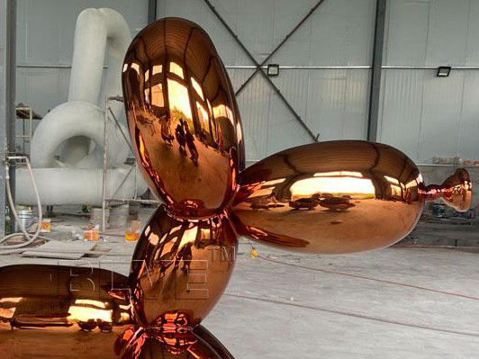 Jeff Koons Balloon Dog Sculpture Plating Stainless Steel Custom Outdoor Garden Decoration