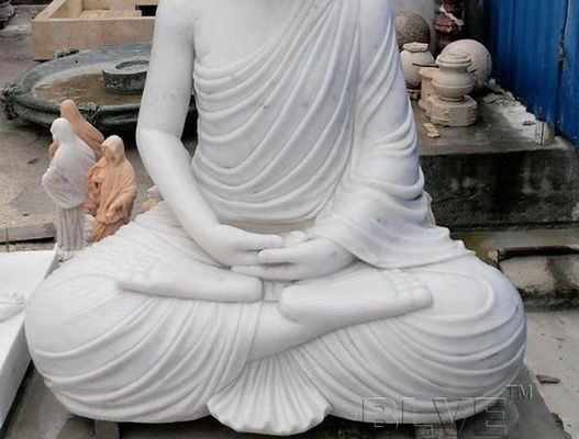 Marble Buddha Statues Garden Buddha Sculpture Stone Life Size