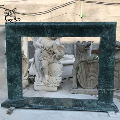 Antique Marble Fireplace Surround Freestanding Fireproof Stone By Hand Carved