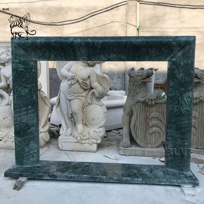 Antique Marble Fireplace Surround Freestanding Fireproof Stone By Hand Carved