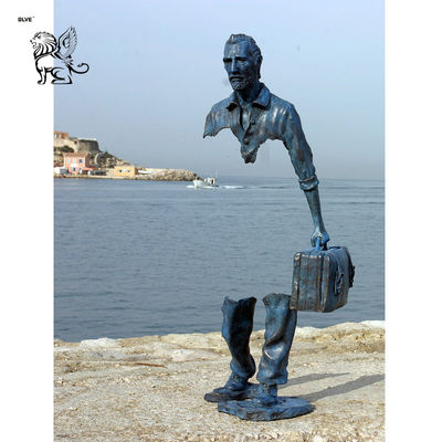 Bruno Catalano Bronze Sculpture Abstract Man Statue Modern Art Home Decor