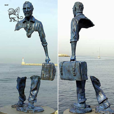 Bruno Catalano Bronze Sculpture Abstract Man Statue Modern Art Home Decor