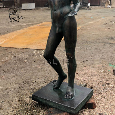 Bronze Zeus Statue Greek God Nued Man Metal Sculpture Garden Life Size
