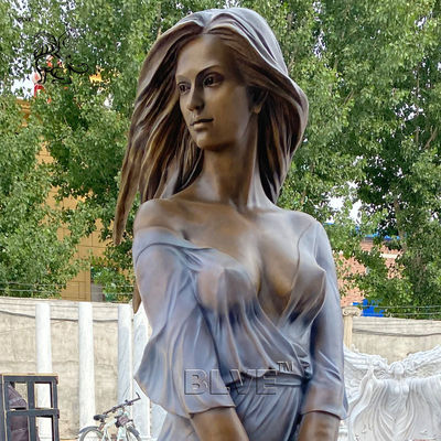 Nude Woman Bronze Sexy Statues Life Size Naked Female Sculpture Modern Art Garden Decoration Model